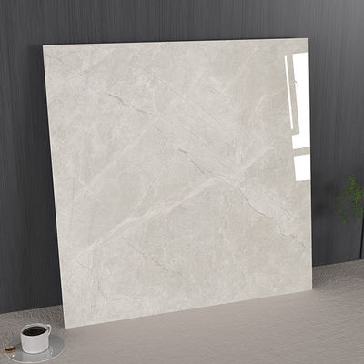 Gris claro 1000x1000mm Resistente a manchas Antibacteriano piso interior Polido azulejos de porcelana vidriada para la reconstrucción de apartamentos