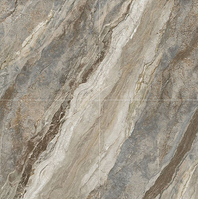 Azulejos de piedra de lujo pulidos marrones resistentes a las manchas de 1mx1m para la construcción en 3 estilos