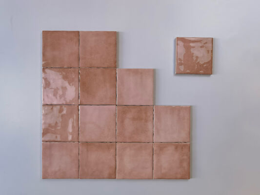 azules resistentes al desgaste 10x10cm azulejos de cerámica para la cocina y el baño