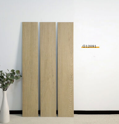 Baldosas de porcelana amarillas impermeables para suelo de balcón de interior de 200x1200 mm