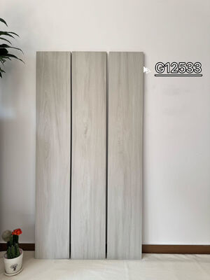 Baldosas de porcelana para suelo de interior marrones mate resistentes a los ácidos de 200x1200 mm para sala de estar y oficina