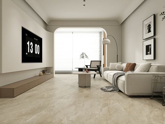 Firebrick and Stain-resistant Light Khaki 600x1200mm Mould Surface Matt Porcelain Tiles For Apartment and Hotel