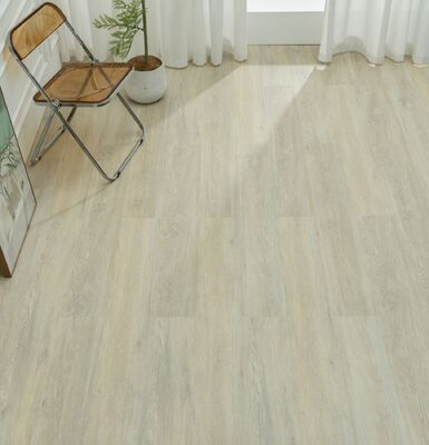 Khaki No resbaladizo 1220x180mm espesor 5mm piso interior SPC suelo revestimiento UV patrón de madera para renovación y hotel
