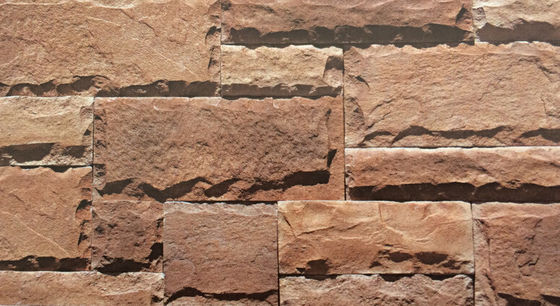 500SQM piedra cultivada al aire libre, chapa irregular de la pared de piedra de la seta 3D