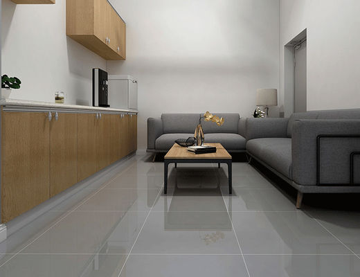 la baldosa de los 60x60cm 29kg Porcelanato, porcelana de 9.5m m pulió las tejas grises claras