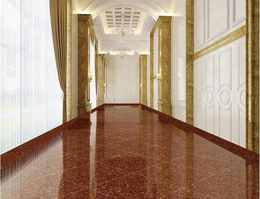 24X24' Pulat pulió el chocolate rojo de Burdeos de las baldosas de la porcelana rojo