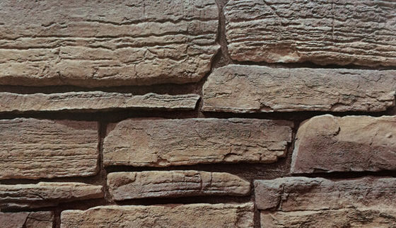 Hardy Fireproof Artificial Culture Stone, piedra de la pizarra de la chapa 500SQM de 14m m