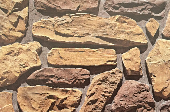 El cemento del AAA del grado cultivó a las comunidades de piedra 0,03 W.A decorativo artificial del ladrillo