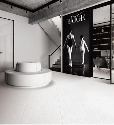 tejas llenas Matt Bathroom blanco de la porcelana del cuerpo del grueso los 60x120cm de 10m m 600x600m m