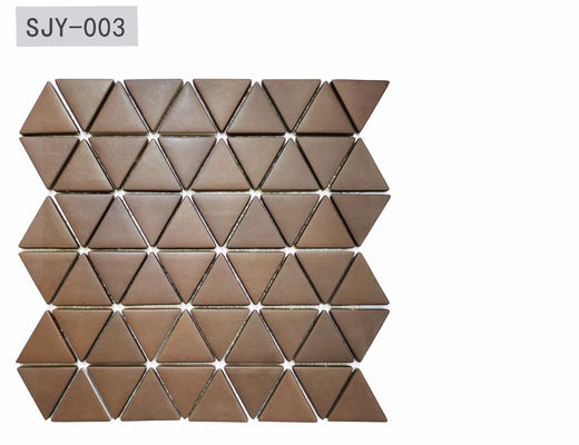 color oscuro esmaltado metal decorativo 310.5x308m m del cuerpo completo de las tejas de mosaico de 100Sqm 6m m