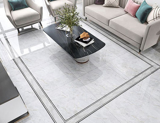 chorro de tinta 3D que imprime la teja de lujo de oro, teja esmaltada pulida llena 3pcs de 800x800m m de la porcelana