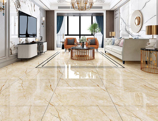 las baldosas del color del oro de 48kgs/Ctn 10m m pulieron la impresión esmaltada del chorro de tinta de la decoración de la porcelana