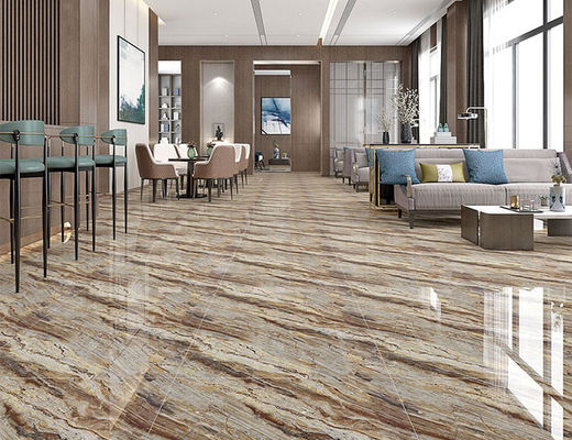 Línea Dorada Polido Vitrificado 800x800mm Marmol Glazado