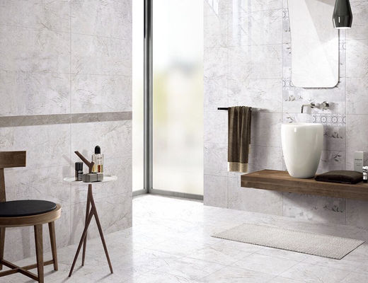 ISO13006 Grey Marble Bathroom Wall Tiles, 300x600m m 0,15 W.A Glazed Ceramic Tile