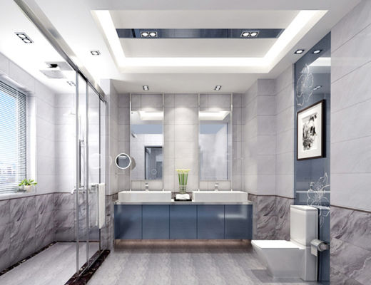 Azulejos de cerámica brillantes de 300x600mm para baño y cocina