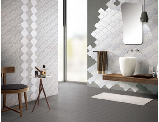 Azulejos de cerámica de 125x150mm - Impresión moderna 3D por inyección de tinta