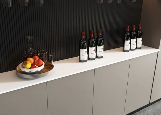 Encimeras de cocina de piedra sinterizada blanca y negra 800x2600mm