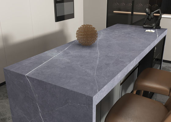 Piedra 800x2600m m de Gray Color Slab Countertop Sintered