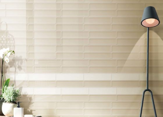 La pared de la porcelana del AAA Famliy teja el color blanco y beige de 75x300m m