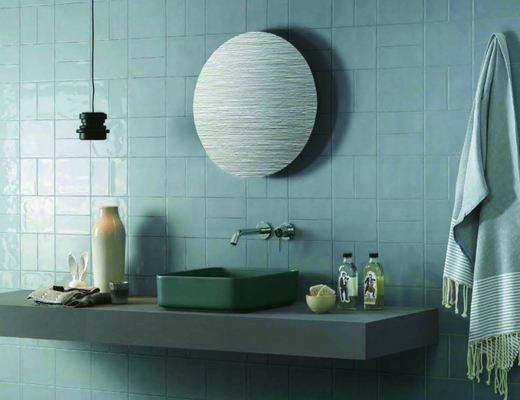 Decoración brillante de la teja de la pared de la textura del llano para la cocina 100x100m m